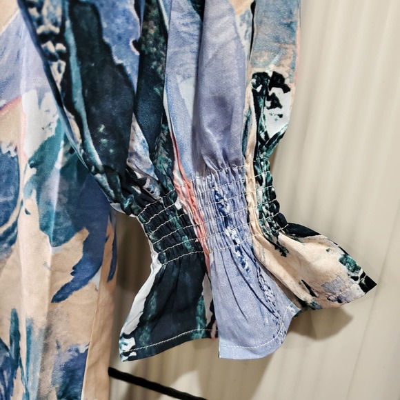 Abstract Print Midi Dress - Picture 6 of 8